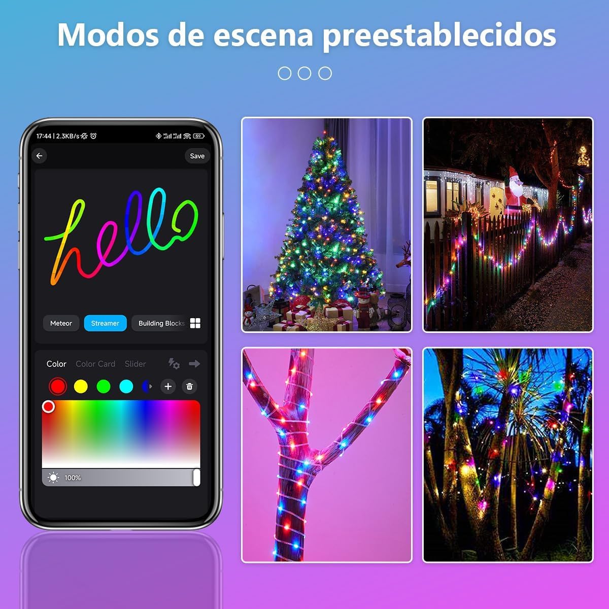 ✨LUCES SMART DE NAVIDAD DE 10 METROS🎅